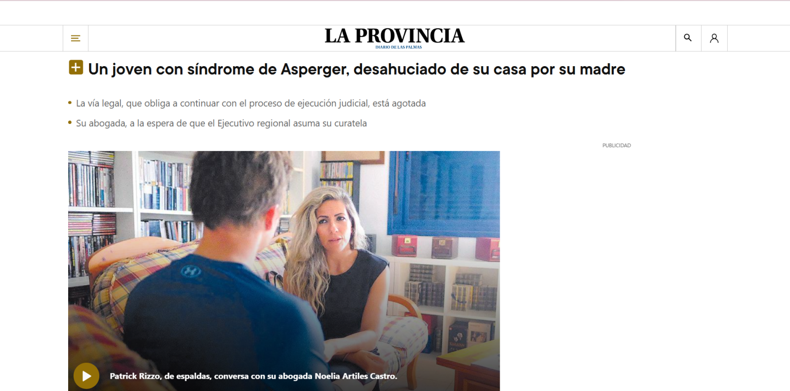Artículo de La Provincia 03/10/24